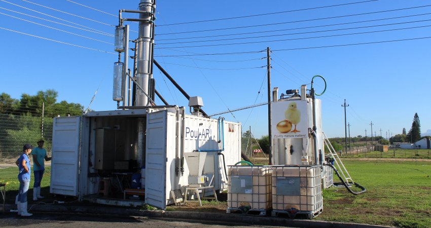 Poul-AR op locatie in Zuid-Afrika 