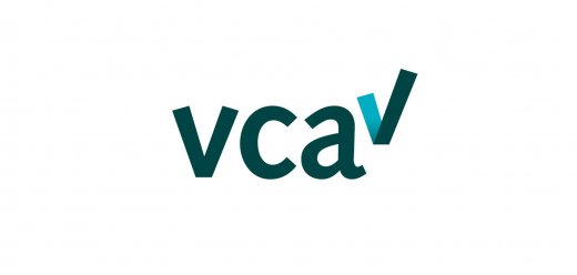 VCA logo wit
